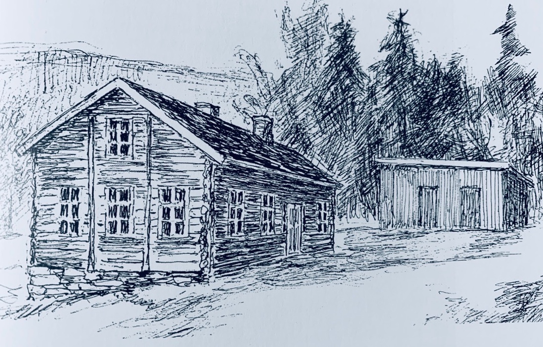 Et bilde som inneholder sketch, tegning, maling, hus

Automatisk generert beskrivelse